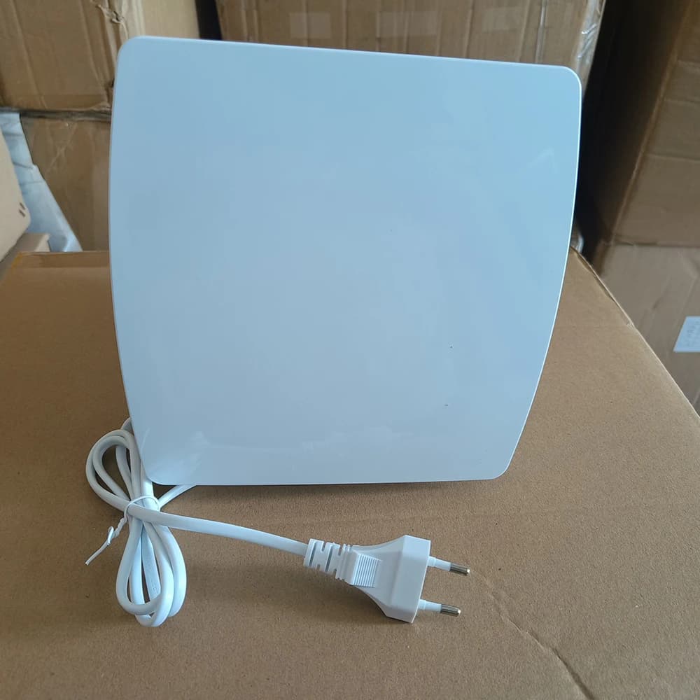 Exaustor Silencioso para Casa, Banheiro, Cozinha, Quarto, Banheiro, Ventilador de Baixo Ruído, Extrator de Parede do Hotel, 220V, 4 em, 6in