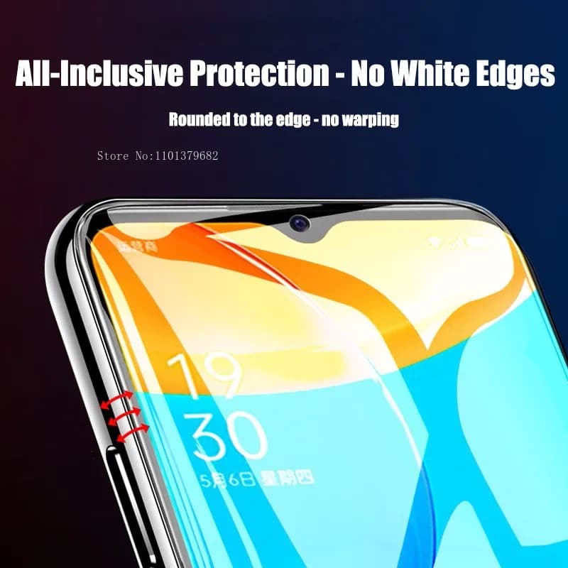 Protetor de tela hidrogel transparente para Poco X3 NFC com cobertura completa e bordas arredondadas