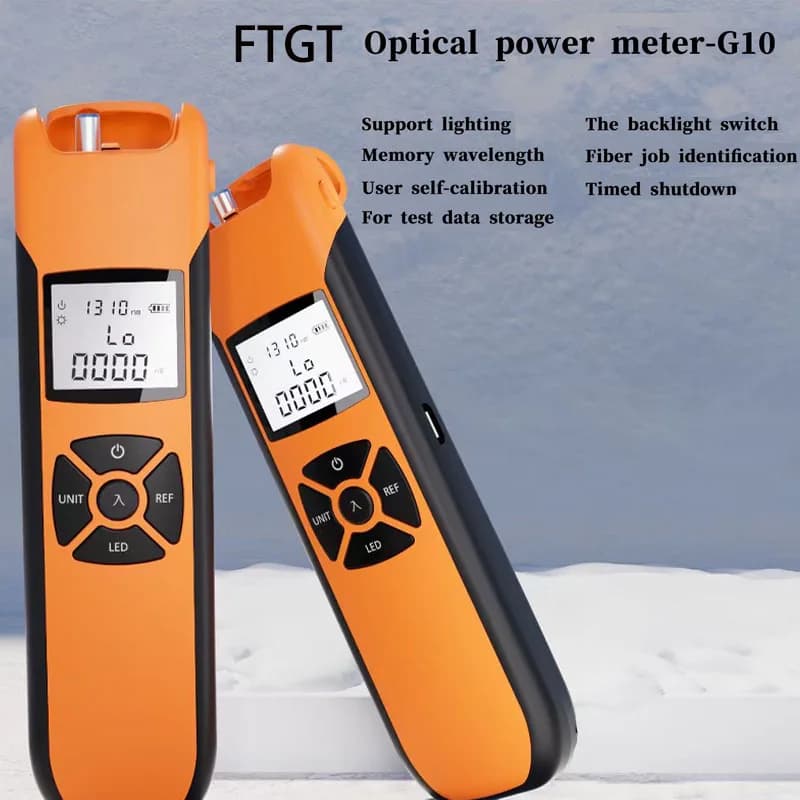 Medidor de Potência Óptica FTGT com Display Digital e Luz LED