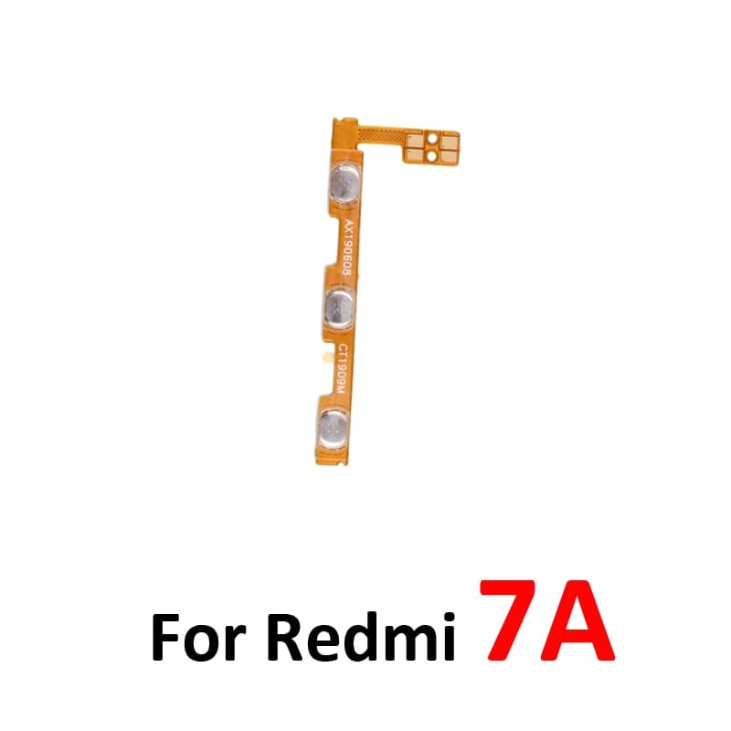 Flexível com botões para volume e liga/desliga peça de reposição Xiaomi Redmi 7A