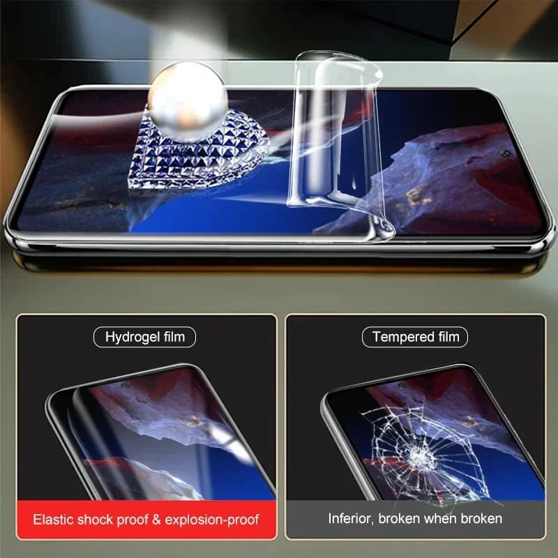 Película de hidrogel transparente para smartphone POCO X7 Pro, 4 unidades