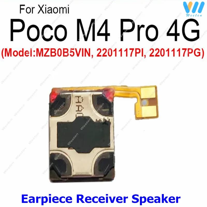 Alto-falante receptor para Xiaomi Poco M4 Pro 4G peça de reposição para fone de ouvido smartphone