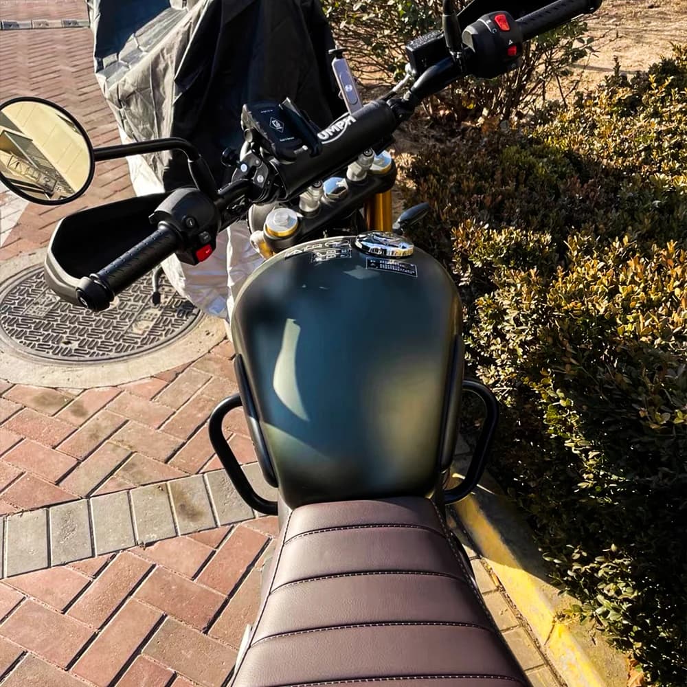Para Triumph Speed 400 Scrambler 400X 2024 2025 Guarda de motor de motocicleta Barras de colisão de rodovia Protetor de para-choque Scrambler 400 X