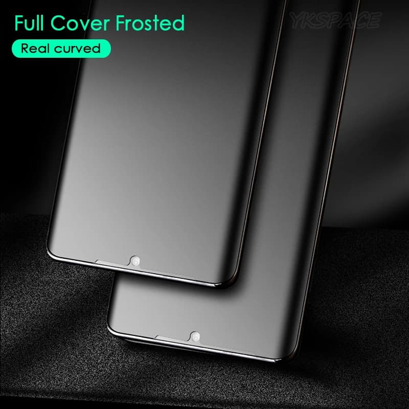 Protetor de tela fosco full cover curvado para Xiaomi Redmi Note 7, acabamento anti-reflexo