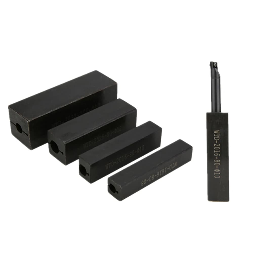 Suporte para ferramenta de torno profissional cinza com furo sísmico em tungstênio 16x16mm conjunto 4 peças