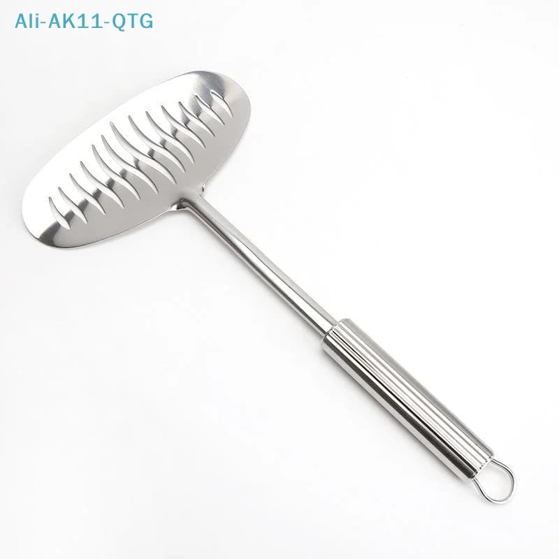 Espátula grande de aço inoxidável antiaderente para fritar peixe, ovos e bife