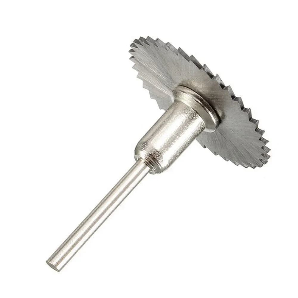 Sete lâminas de serra circular miniatura para Dremel, discos de corte de madeira e metal, ferramenta elétrica