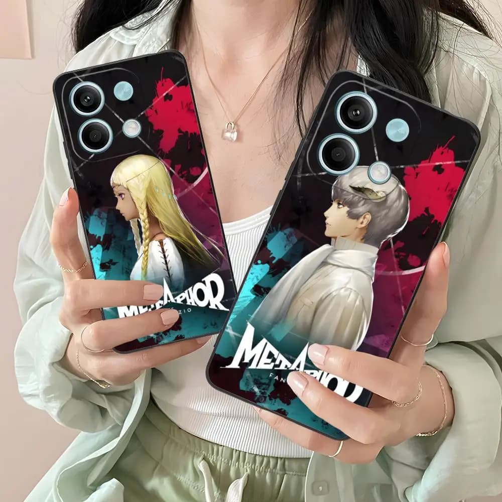 Capa de telefone Xiaomi Redmi Note com arte de personagens de jogo