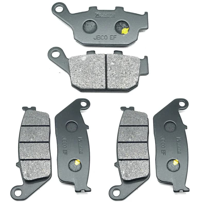 Para triumph tiger 800 xc800 xcr800 xr800 xr800 xrt800 2011-2018 street triple 675 2008-2012 frente & traseiro pastilhas de freio kit conjunto