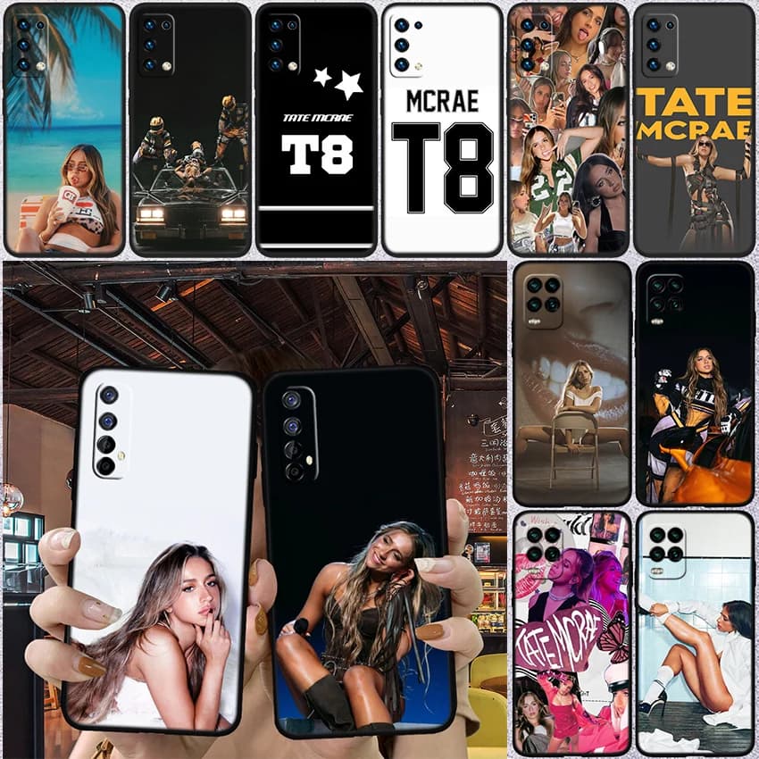 Capas de telefone Tate McRae para Xiaomi Poco C40 C50 C51 C55 C65 C71 C75 F3 F5 F6 F7 M2 M3 Pro Ultra