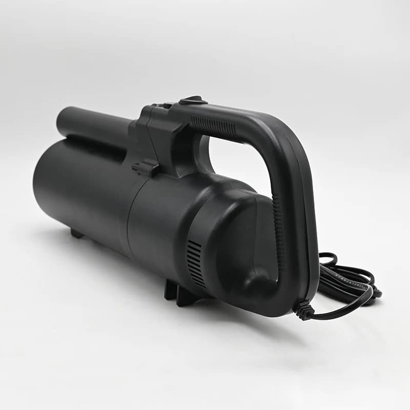 Aspirador de pó portátil preto para toner com cabo elétrico e design compacto