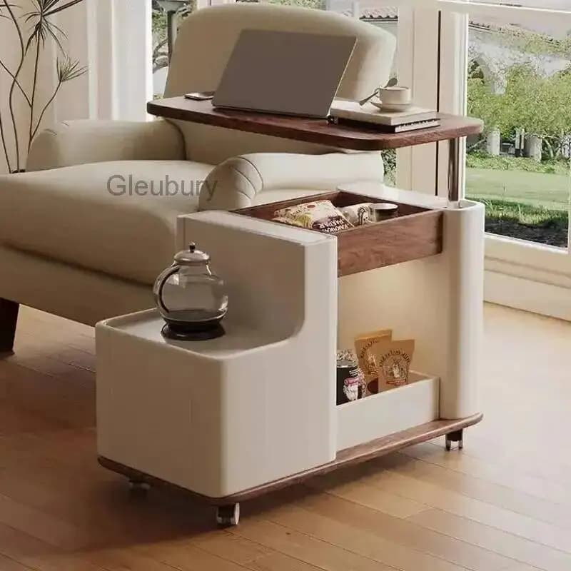 Mesa de centro branca com tampo elevável, multifuncional, pequena, decorativa, dobrável, moderna, minimalista, móveis eleváveis
