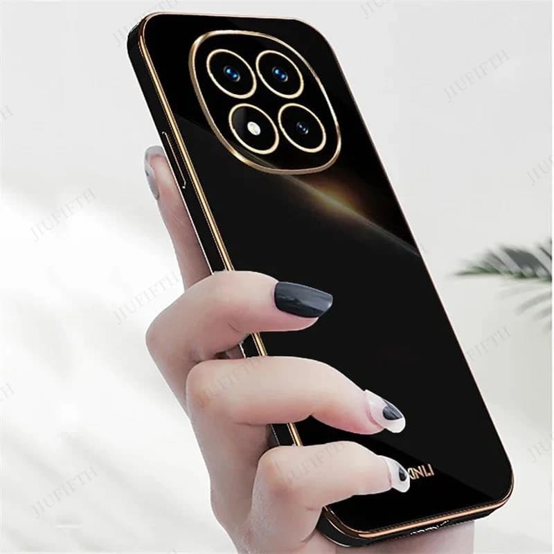Capa revestida para Xiaomi Redmi Note 14, 13, 12, 11 Pro Plus, 12 Turbo, 12S, silicone macio, rosa e turquesa