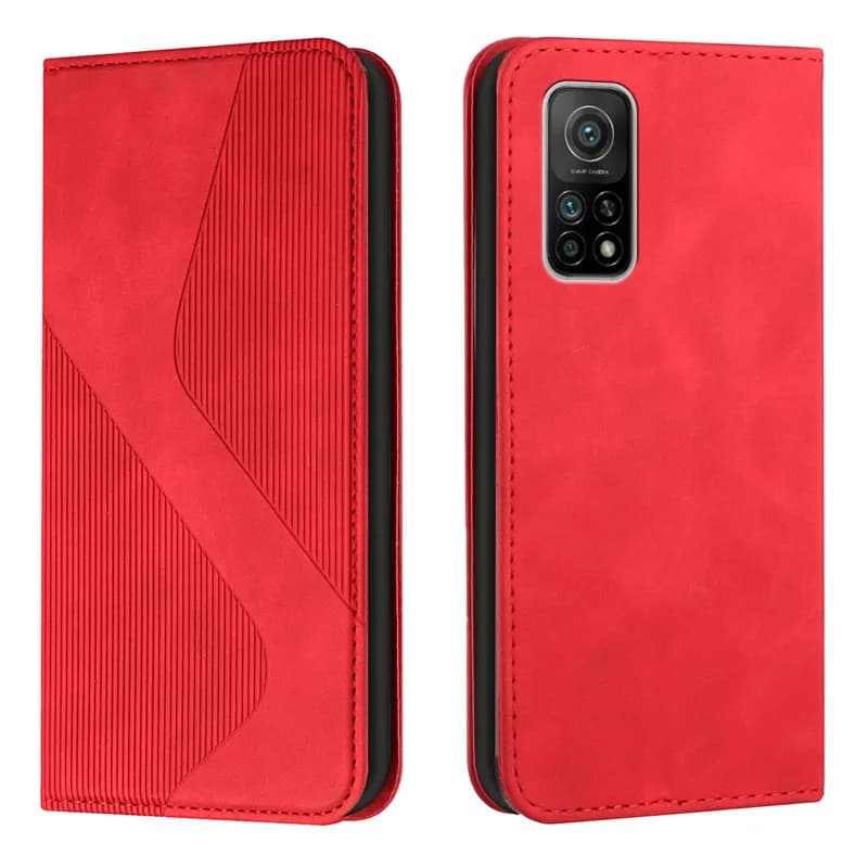 Capas de couro magnético para Xiaomi Redmi 10 2022, Note 10 5G, Nota 10T, 10S, 10Pro, 10 Pro Max, Mi10T, 10S, 10I, 10A, com design flip carteira.