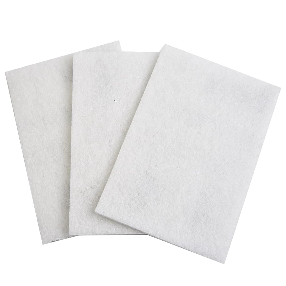 Filtros brancos para aspirador de pó Air Clean material de dupla filtragem 3 unidades