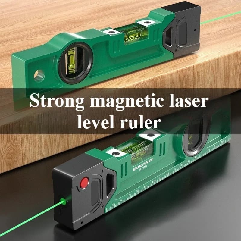 Régua de nível a laser de alta precisão, pequeno gradiente, telha cerâmica, régua de medição de ângulo, instalação de teto, nível de espírito
