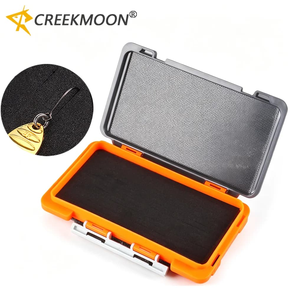 Caixa Portátil para Iscas de Pesca Creekmoon com Almofada de Esponja e Organizador