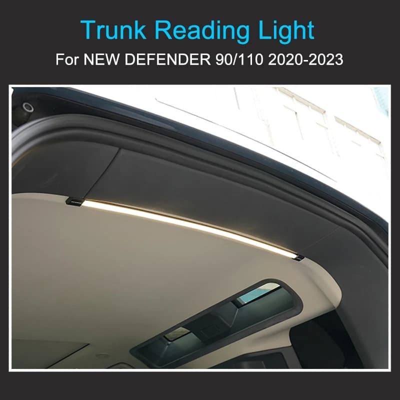 Luz de leitura do porta-malas para land rover defender 90 110 2020-2024 kit de porta-malas componentes modificados acessórios de decoração interior