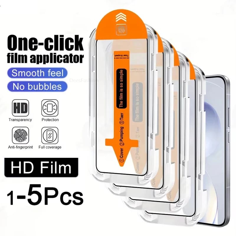 Kit de película de vidro temperado para Xiaomi Redmi Note com aplicador de um clique