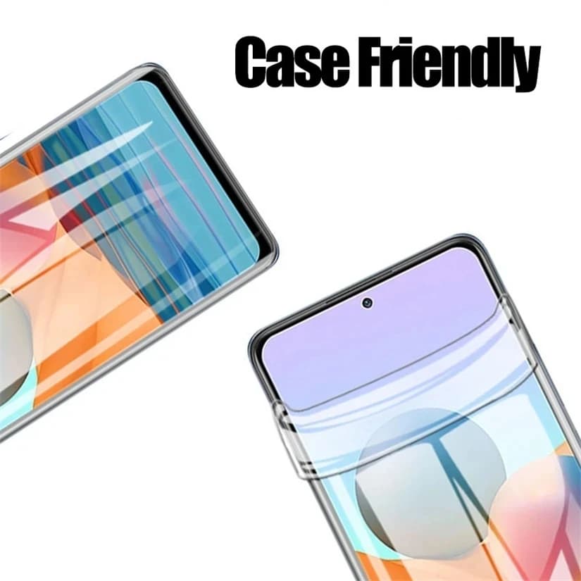 Película hidrogel compatível com Motorola Moto G10 design case friendly para uso com capinhas