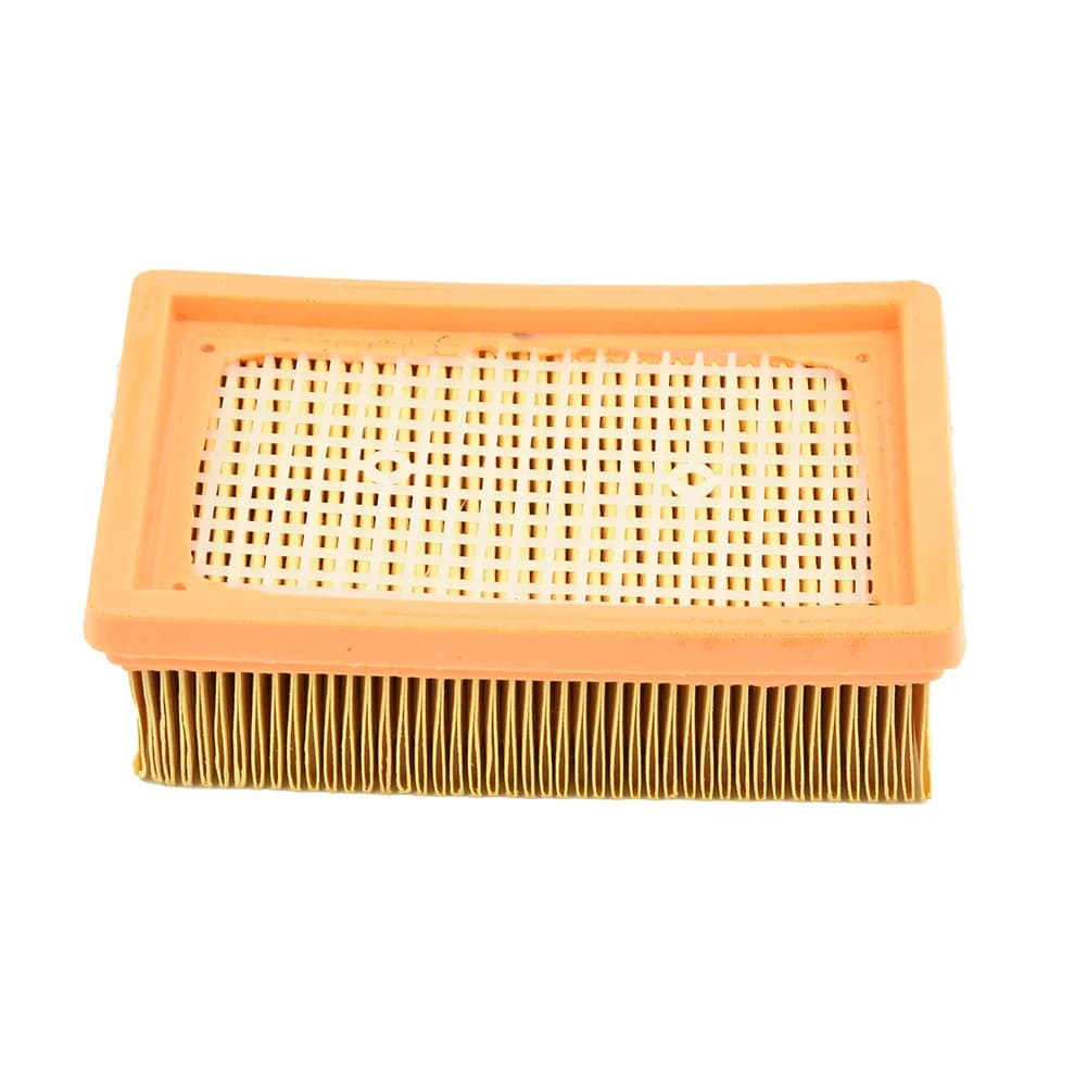Filtro de substituição para aspirador Karcher com base laranja e material filtrante amarelo