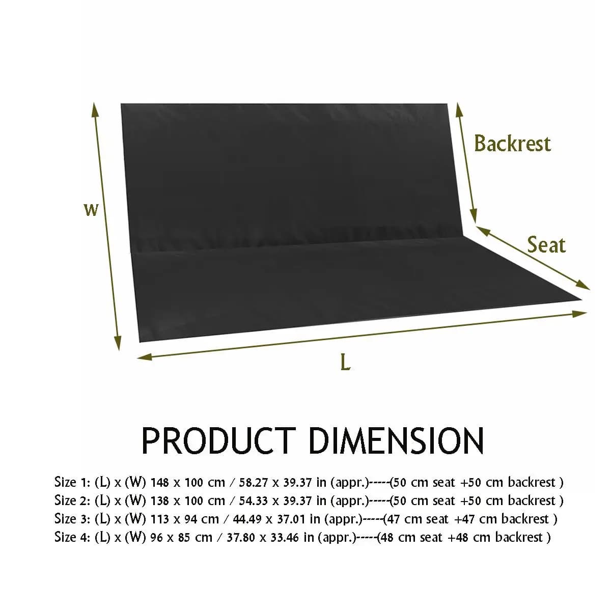 2/3 seater swing cover cadeira banco substituição à prova dwaterproof água pátio jardim ao ar livre balanço caso cadeira almofada encosto capa poeira