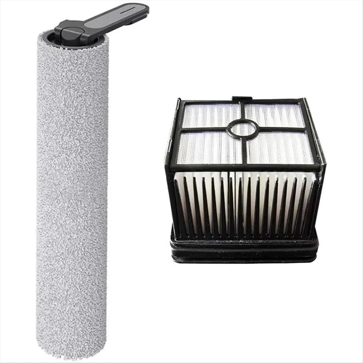 Acessório para aspirador W15 escova principal cinza e filtro de reposição preto e branco
