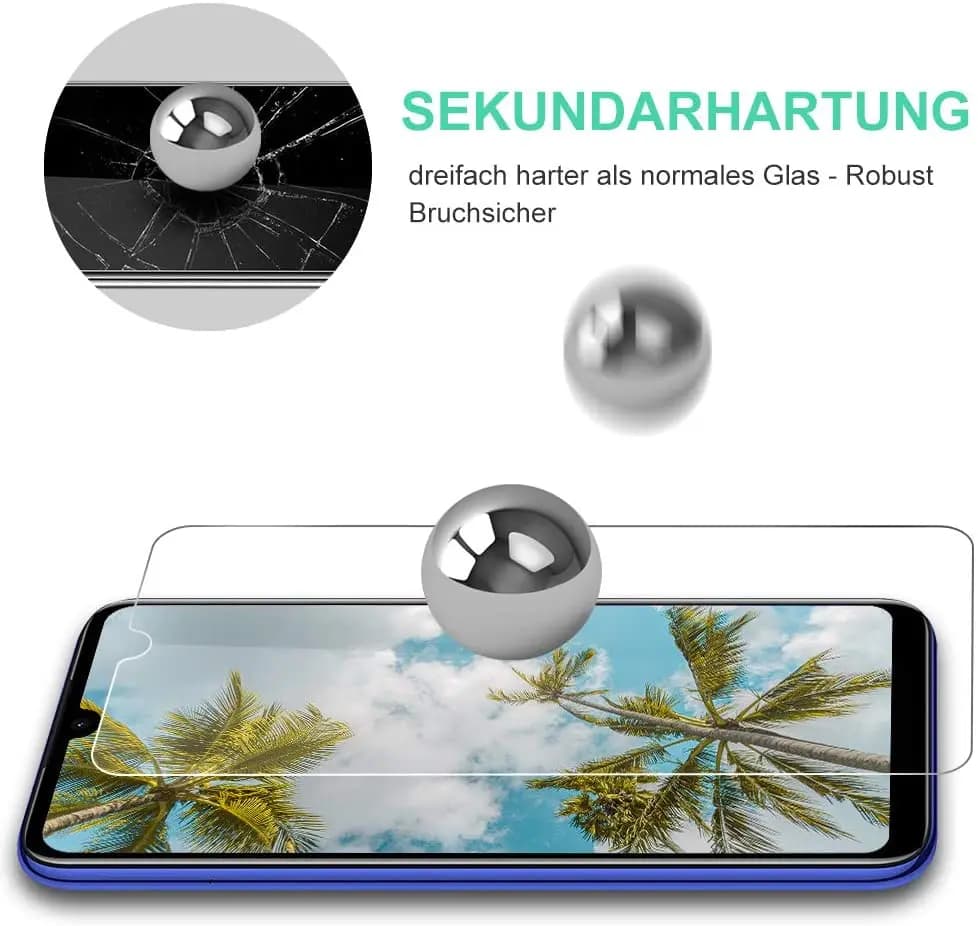 3 protetores de tela transparentes para Xiaomi Redmi Note 5, 6, 7 Pro India 5G