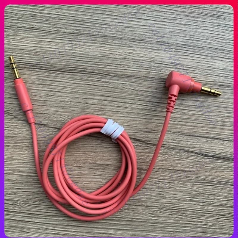 Cabo de Áudio Vermelho Compatível com Fones de Ouvido Sony H900N