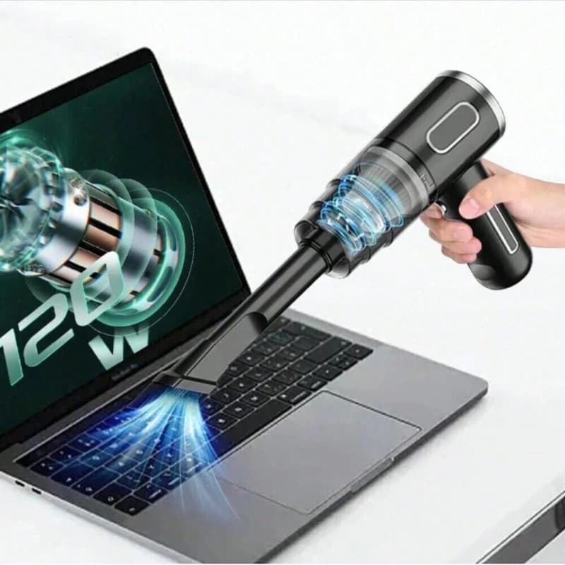 Mini aspirador sem fio portátil, carregamento USB