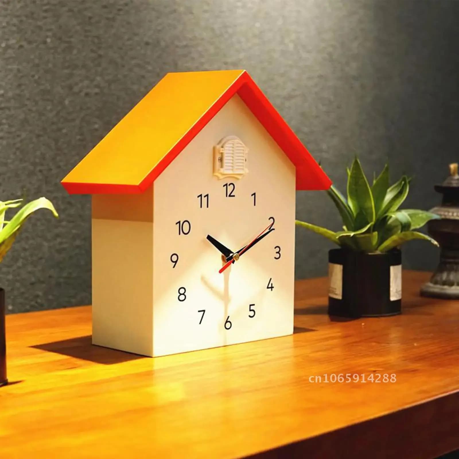 Relógio cuco moderno relógio inteligente tempo parede contando escola decoração de casa