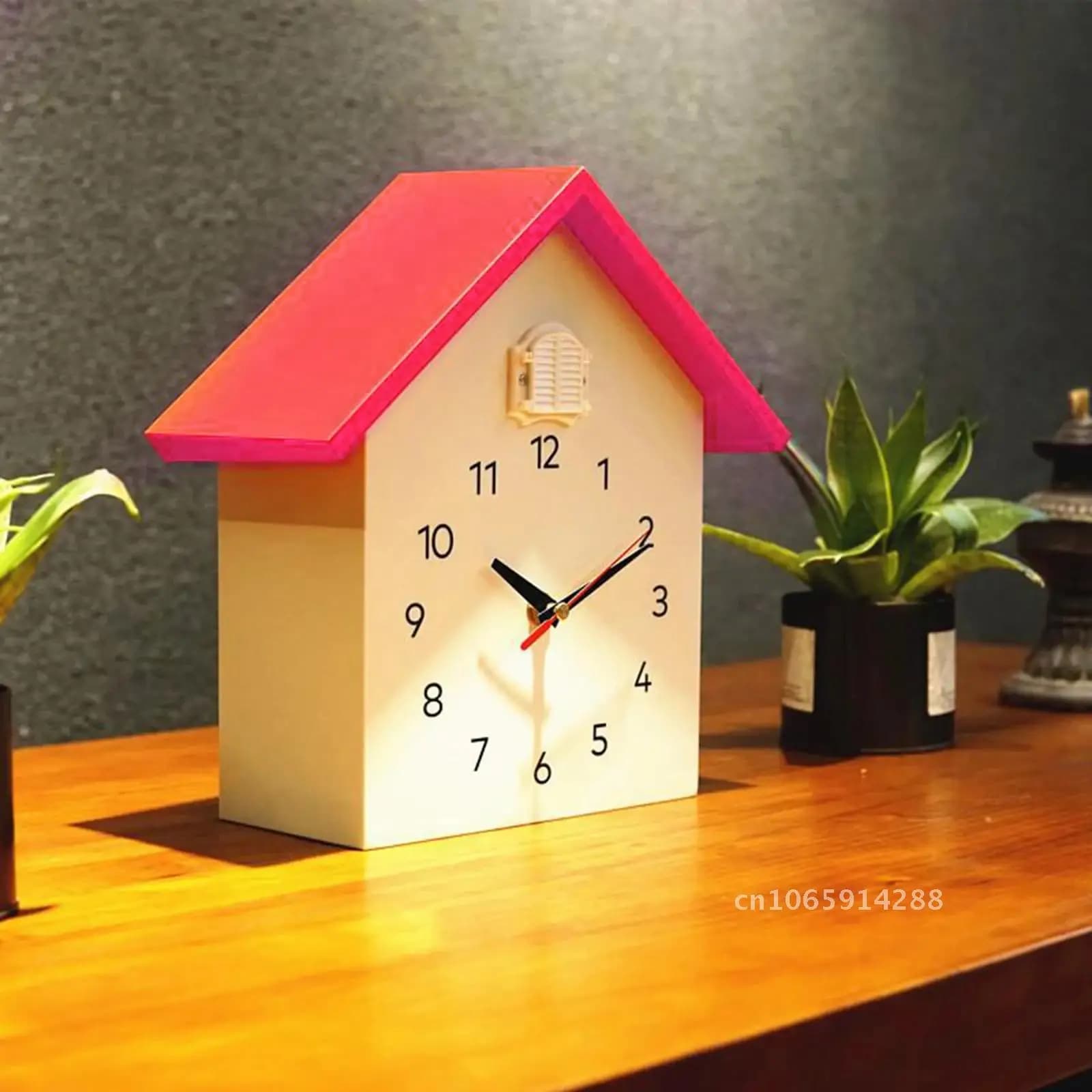 Relógio cuco moderno relógio inteligente tempo parede contando escola decoração de casa