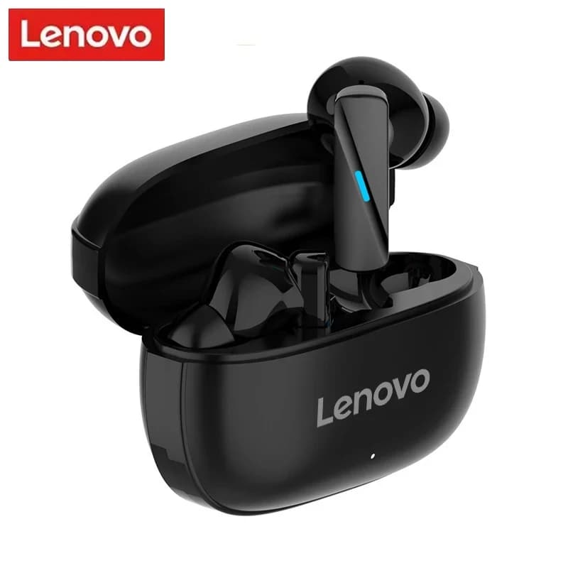 Lenovo New Mate 50 TWS Fones de ouvido sem fio Bluetooth intra-auriculares True Sport Headphones HiFI Stereo Game Headset à prova d'água com microfone