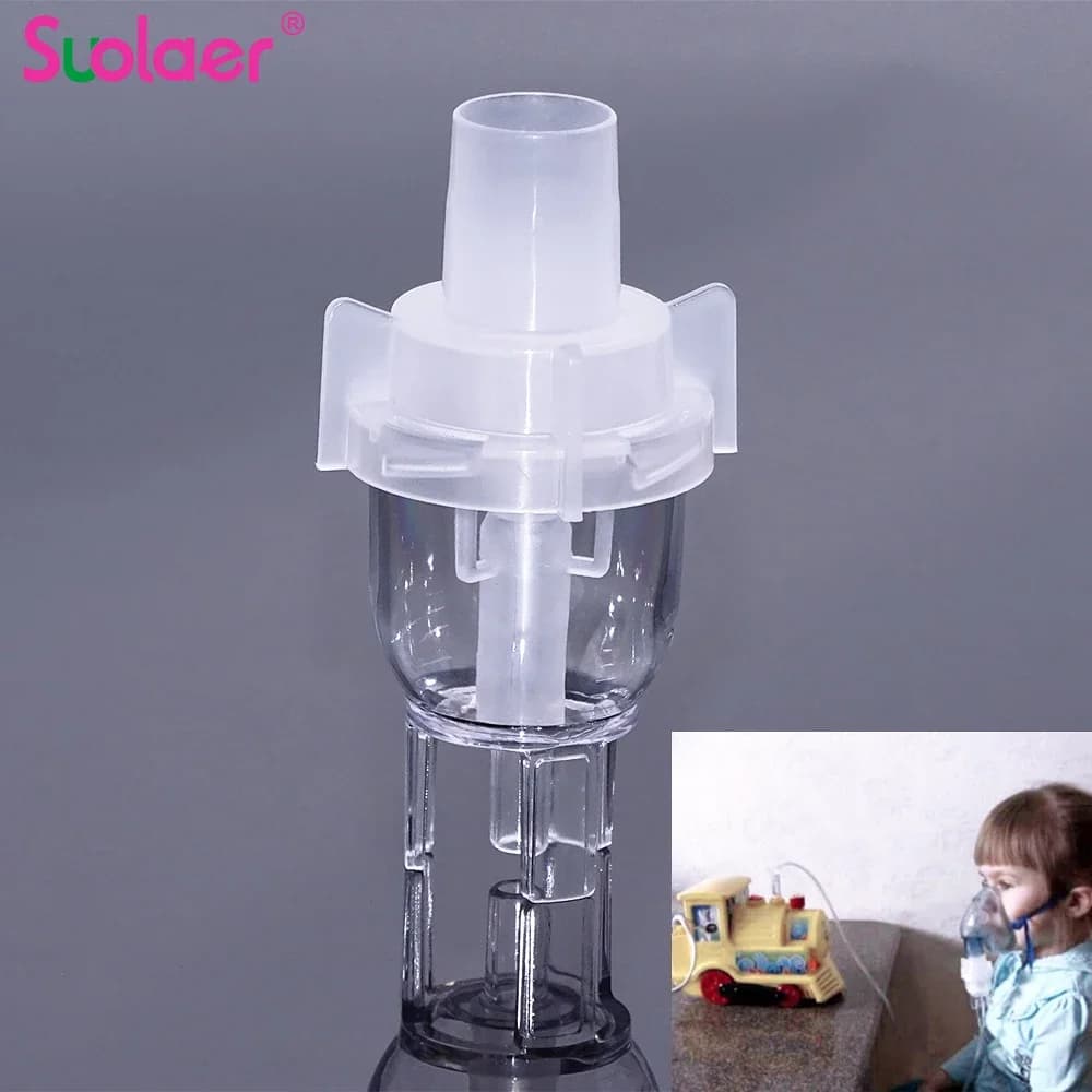 Copo de tanque atomizado médico 10/6ml para nebulizador de compressor de ar portátil, garrafa de medicina asma inalador de alergia aerossol medicatio