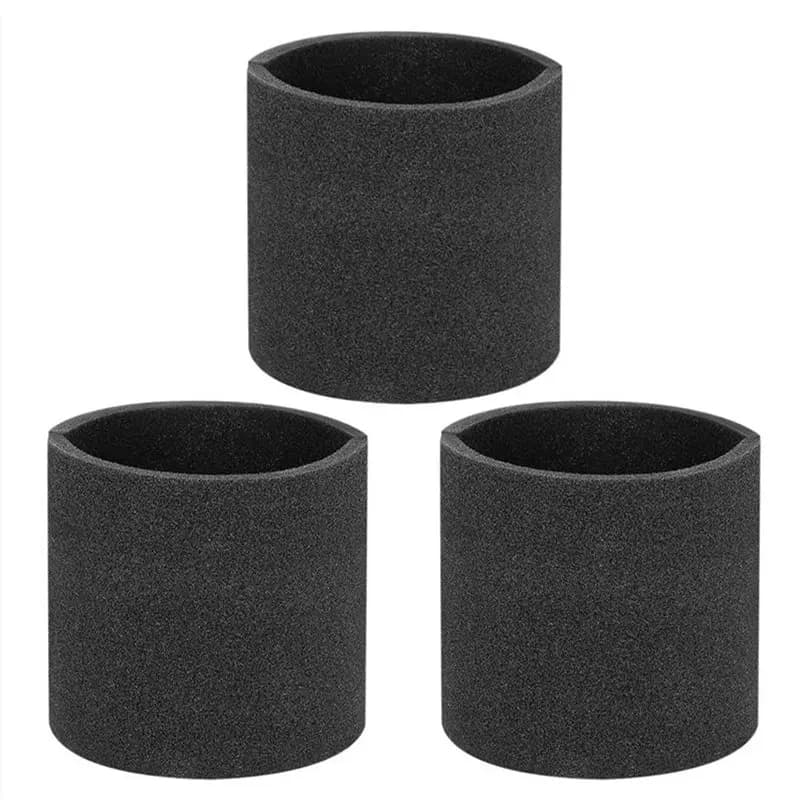Filtros de espuma cinza para aspirador de líquidos e sólidos em kit de reposição