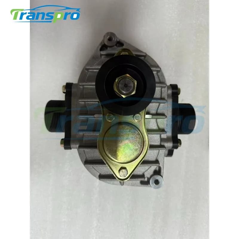 Compressor mecânico AMR500 preto para carro 1.0-2.2L com estrutura metálica e polia preta