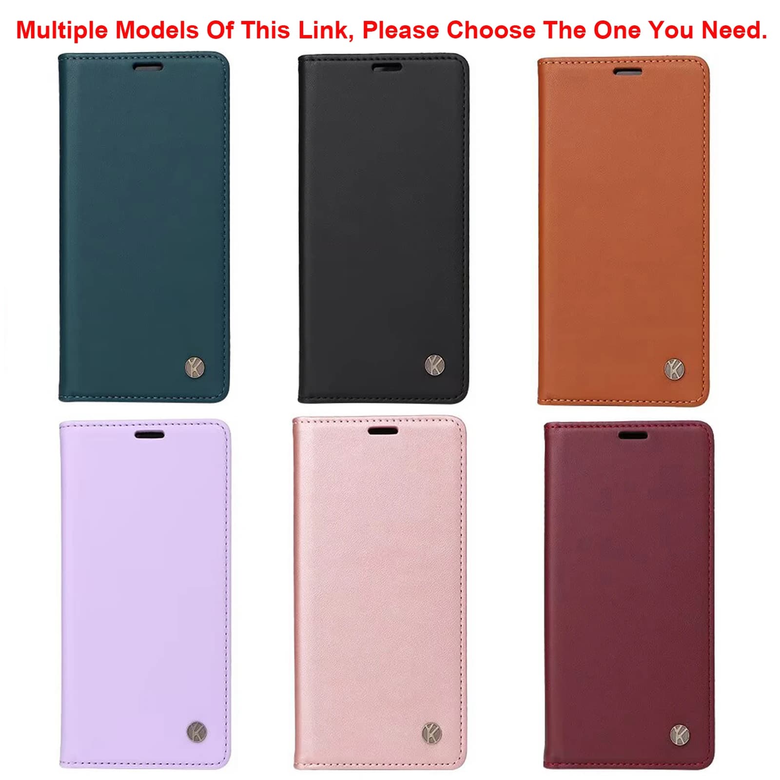 Capa de carteira preta para Motorola com várias cores disponíveis