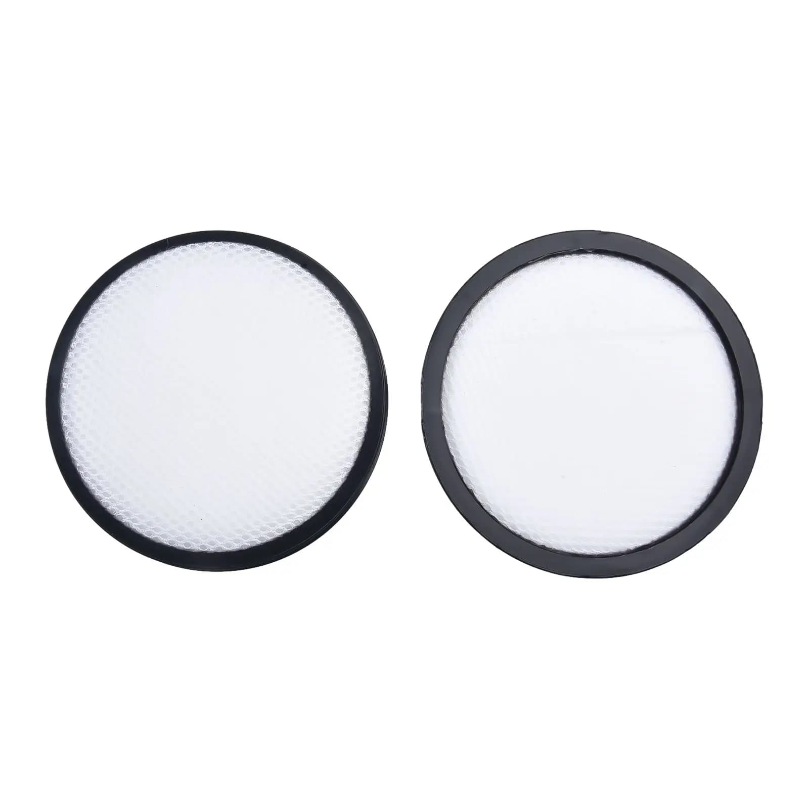 Filtros compatíveis com aspirador Inse I5 V70 kit 2 filtros branco e preto redondos