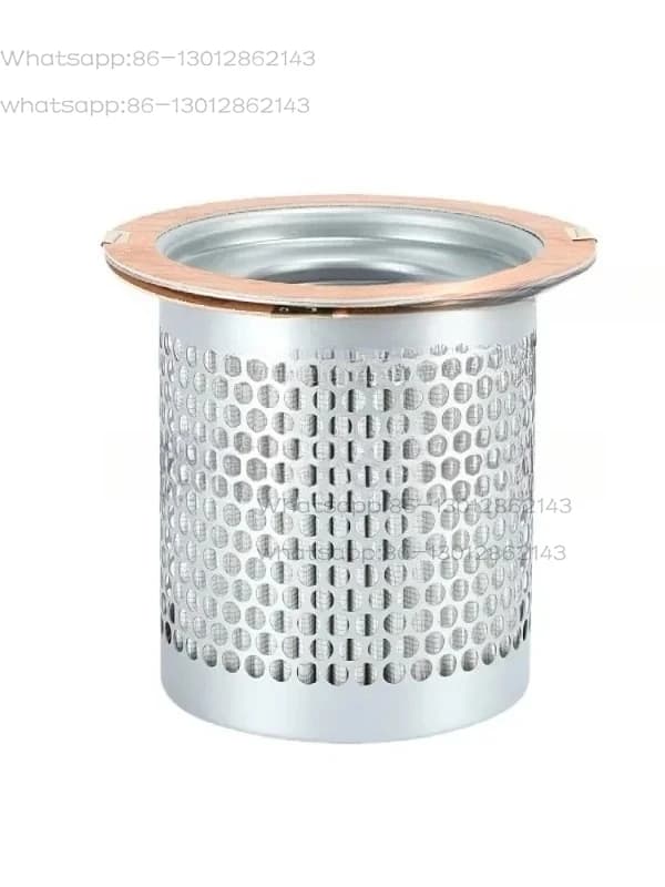 Filtro de vapor-líquido separador em aço inoxidável com bordas de cobre