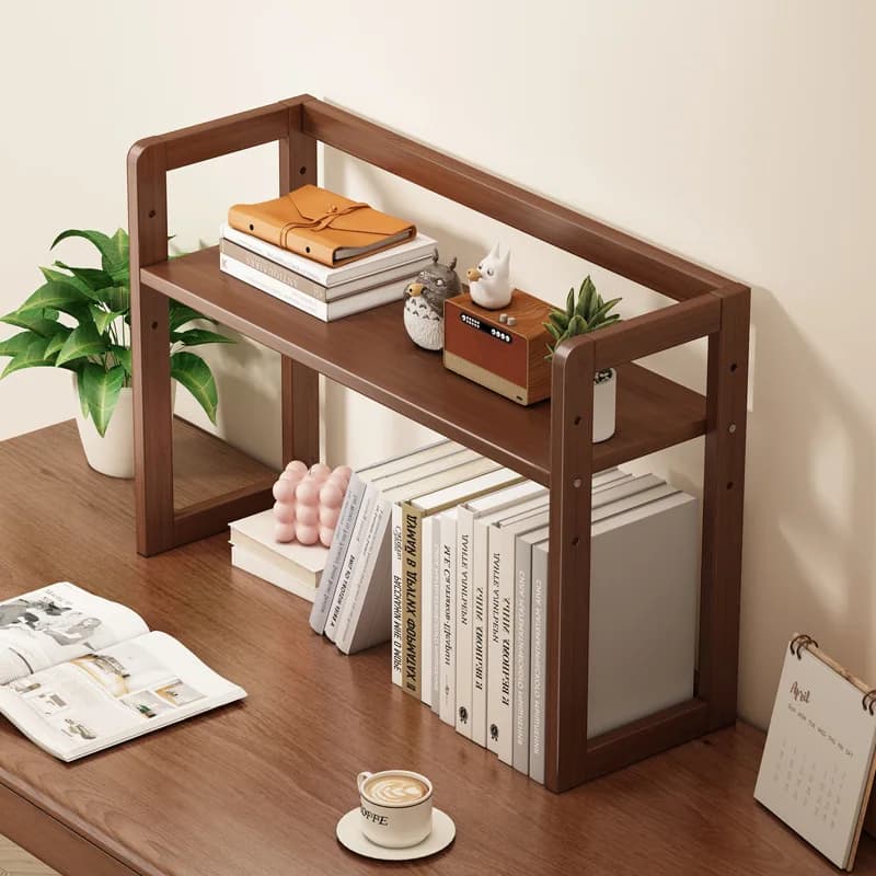 Prateleira de mesa ajustável, simples, armazenamento doméstico, estante, bancada de escritório, suprimentos, prateleira de exibição, prateleiras fofas