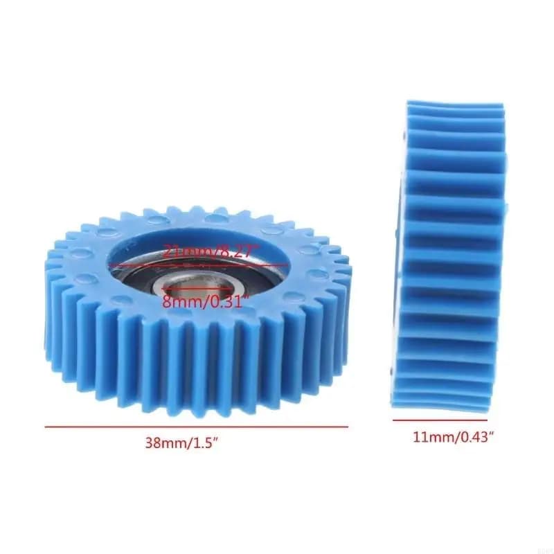 Engrenagem planetária azul 36 dentes em náilon com medidas 38mm diâmetro e 11mm largura para motor Ba-fang 8-fun