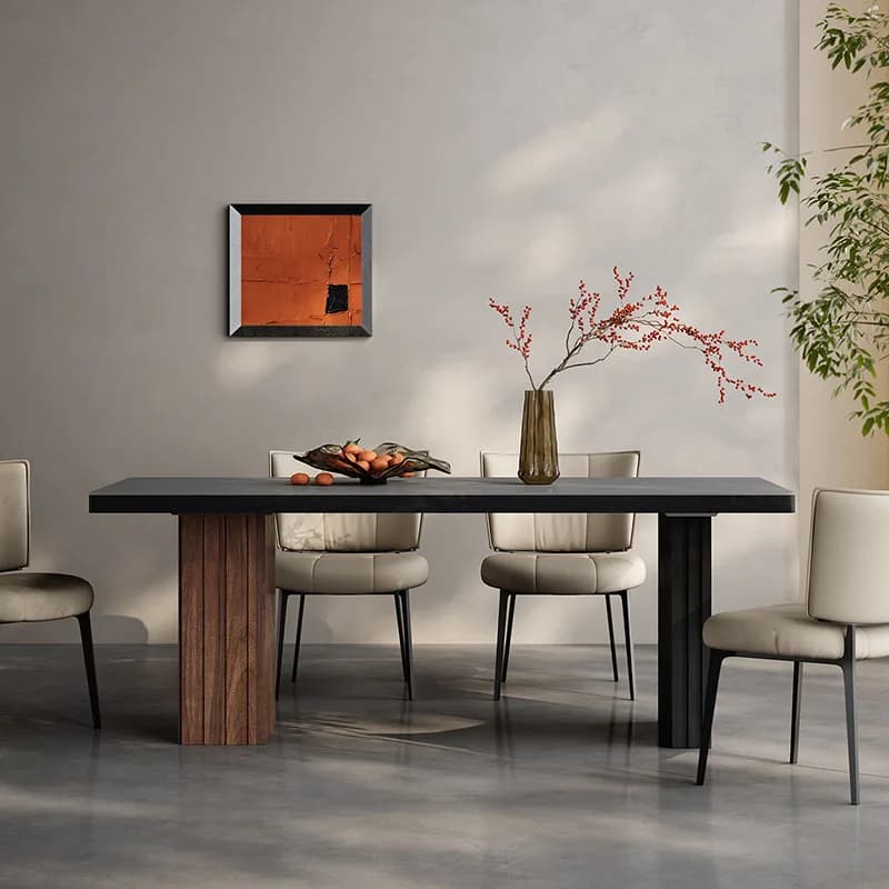 Mesa de Jantar de Mármore para Sala de Estar, Cadeiras de Cozinha e Restaurante, Mesa de Jantar Moderna de Luxo, Mesas de Jantar, Móveis de Escritório