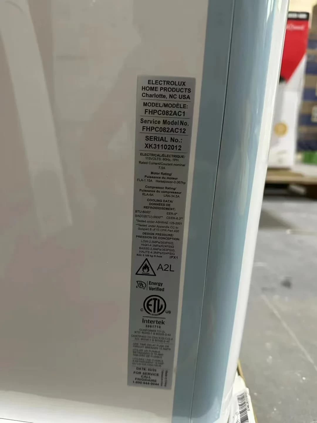 Ar Condicionado Móvel Mini Inteligente 7000 BTU 9000 BTU Ar Condicionado Portátil