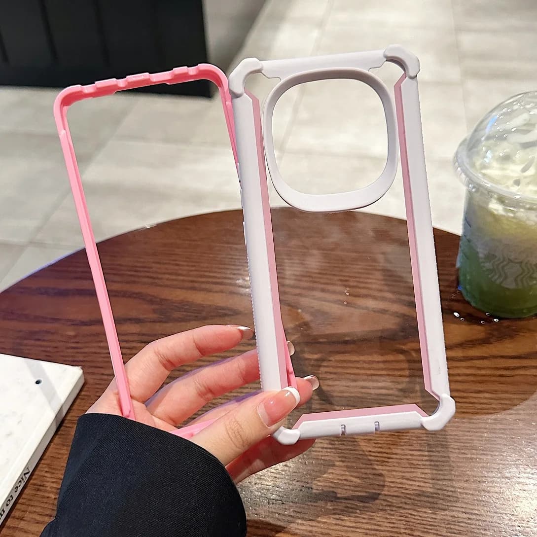 Capas de telefone robustas à prova de queda em várias cores para Xiaomi Redmi Note 14 13 12 Pro Plus 5G 4G