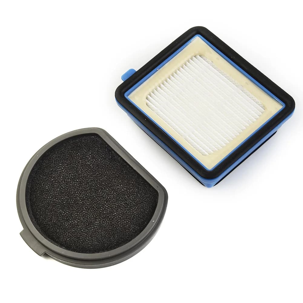 Conjunto de filtros laváveis preto e azul para aspirador de pó AEG PURE F9 acessórios