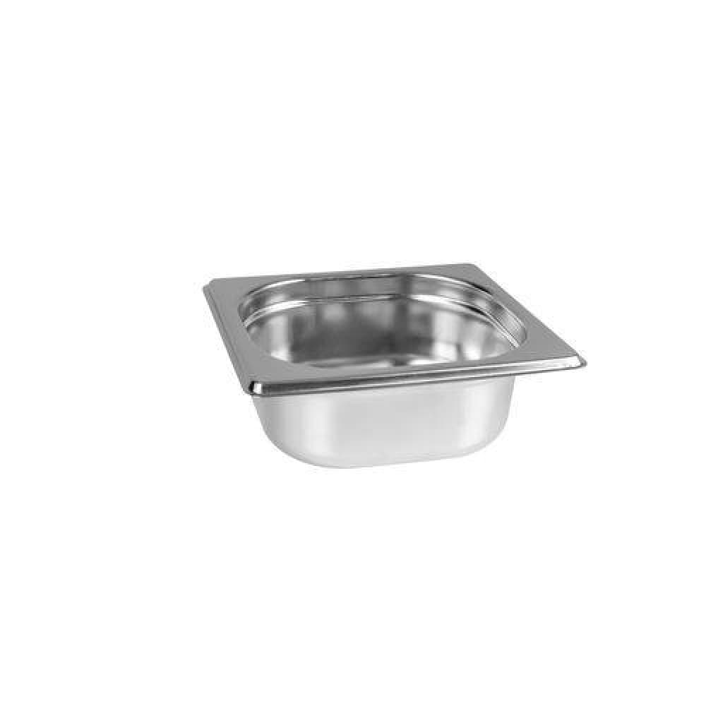 Cuba Gastronômica Gn 1/6×65mm Inox com fundo plano