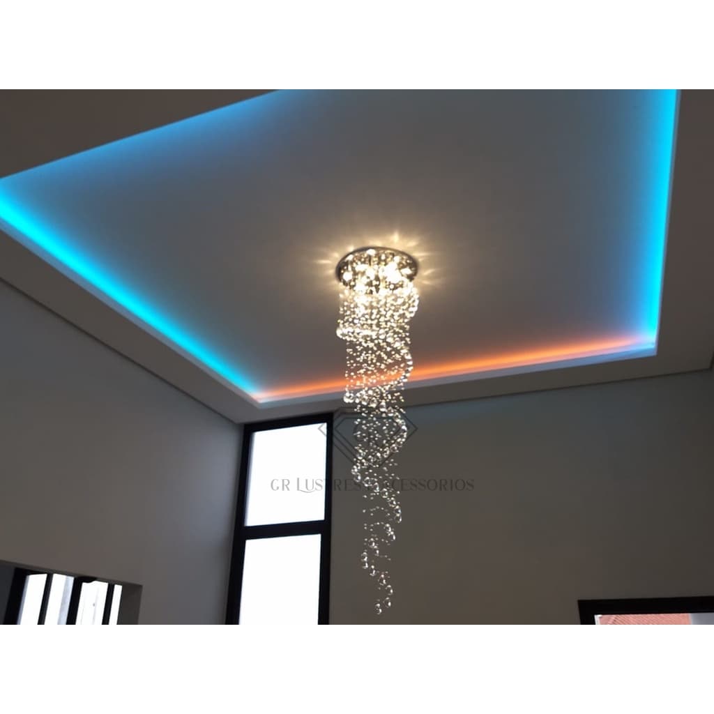 Lustre alto para escada pé direito ate 3M