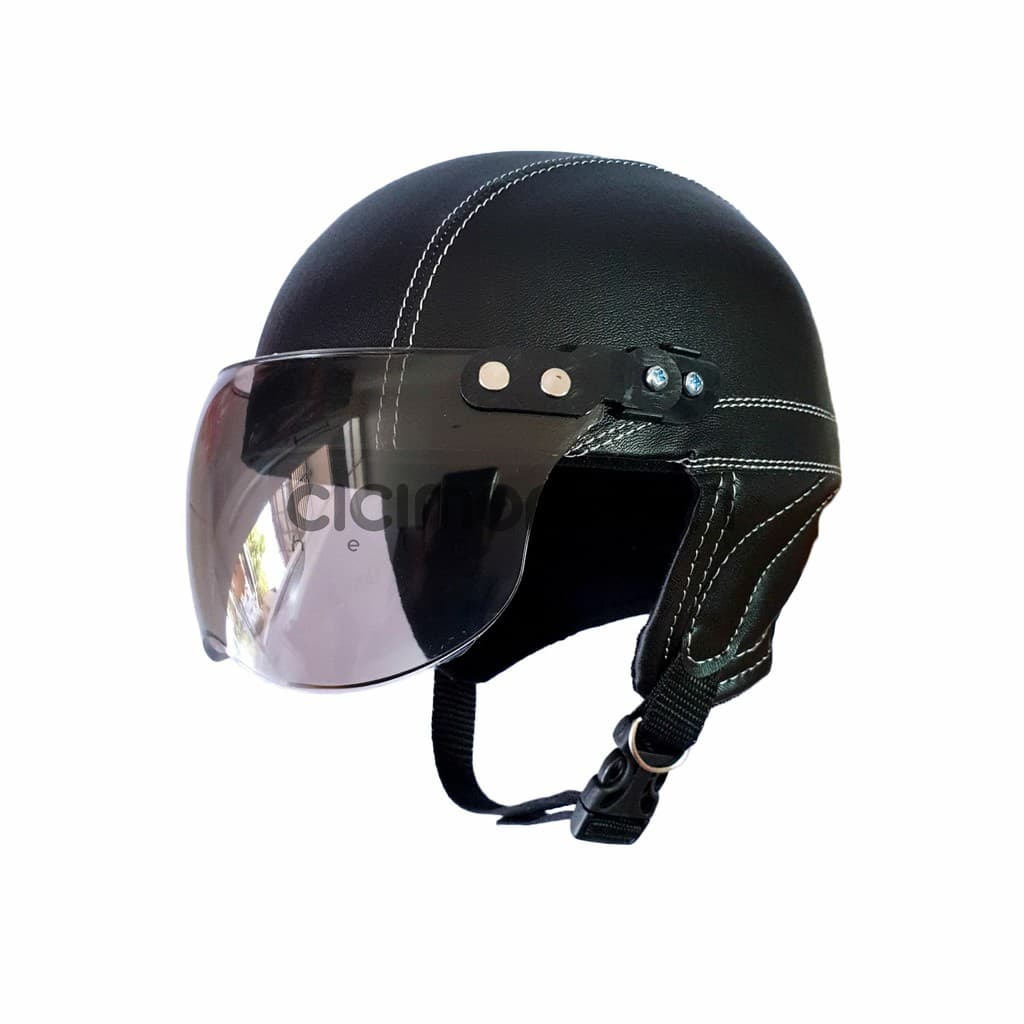 Capacete Casual Retrô De SUPER Qualidade Para Crianças Preto
