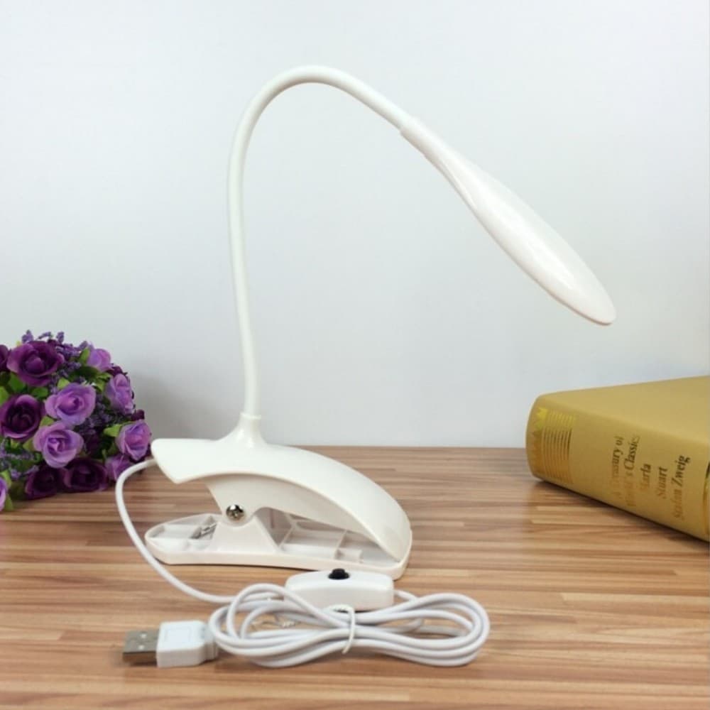 Luminaria Mesa Led Abajur Recarregavel Dobravel Clip Cozinha Flex Touch GARRA