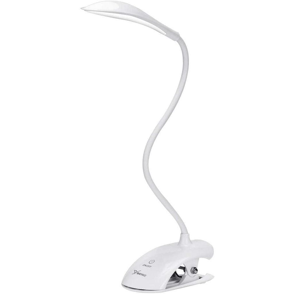 Luminaria De Mesa Touch Sem Fio 14 Leds Articulavel Com Clip Para Mesa E Bancada Com Luz Ajustavel Garra